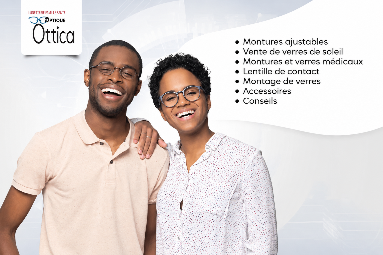 Visuel promotionnel Optique Ottica
